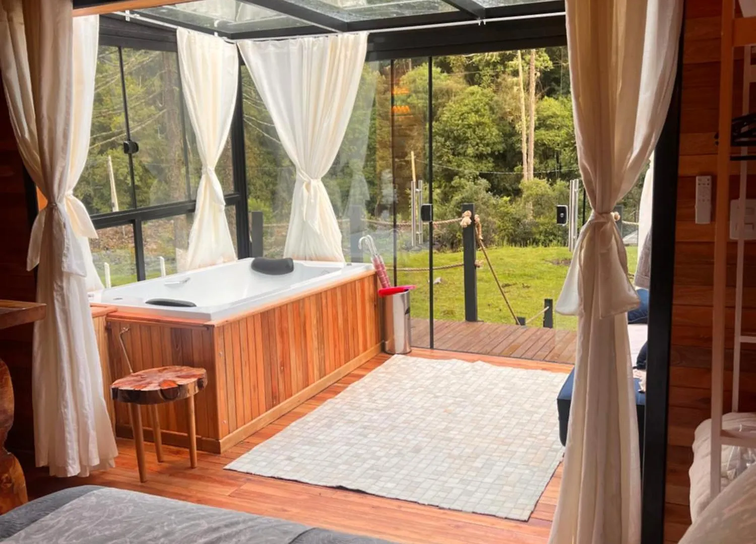 Luxury tent Cabana Urubici Geada Brazil